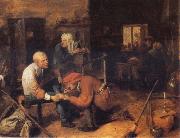 BROUWER, Adriaen The 0peration oil painting